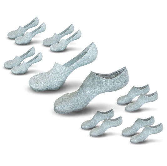 Skinnys No-Show Starter 6-Pack || Super-Thick Socks in Dual Styles