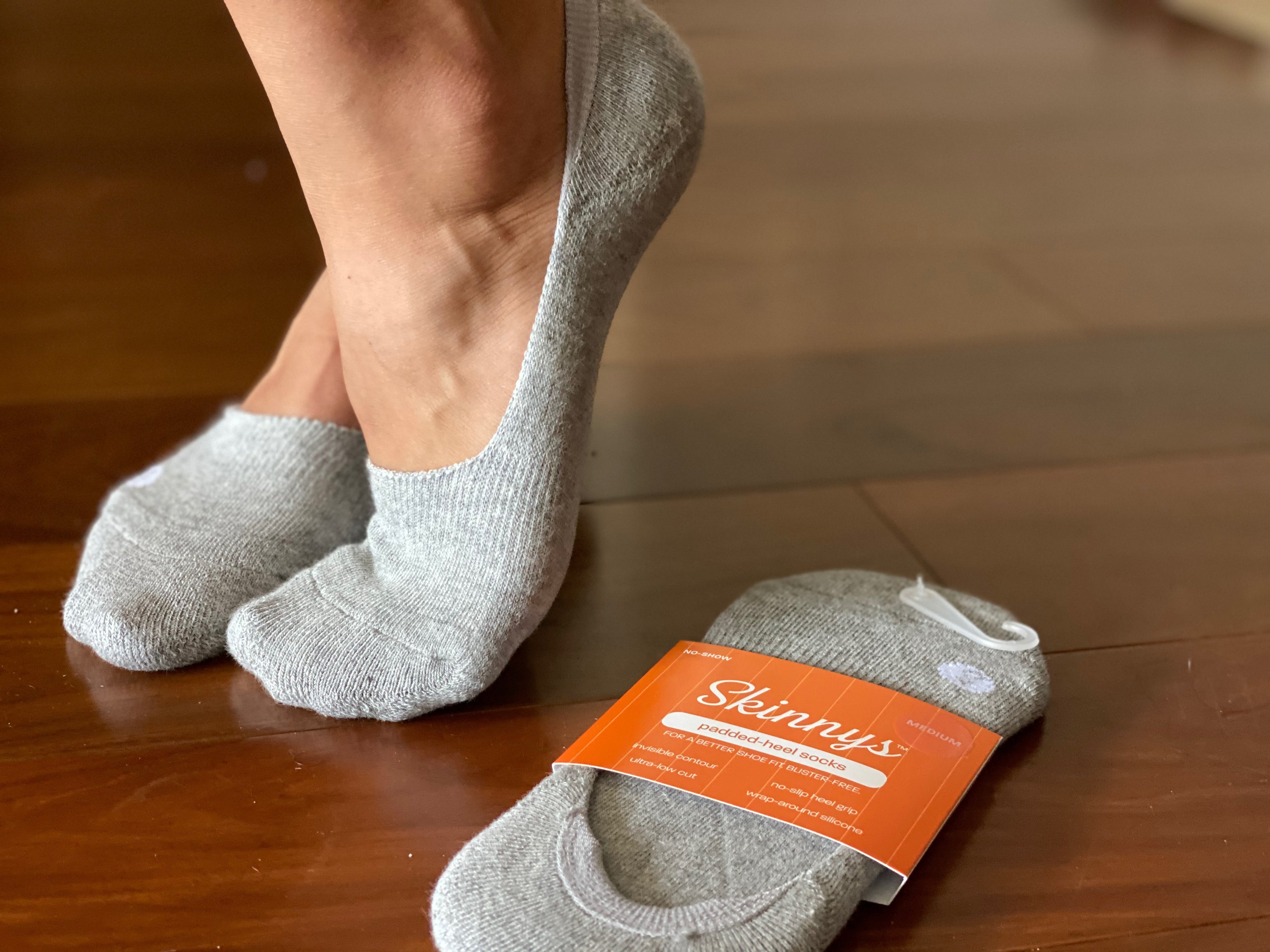 Skinnys Extra Thick No-Show Liner Socks
